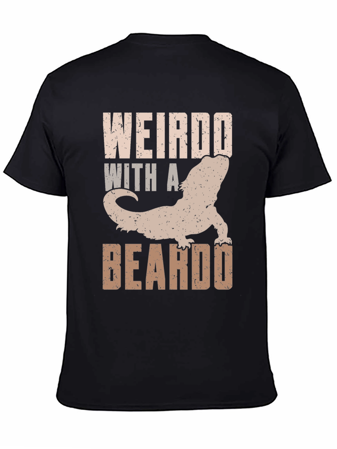Weirdo With A Beardo Black T-Shirt