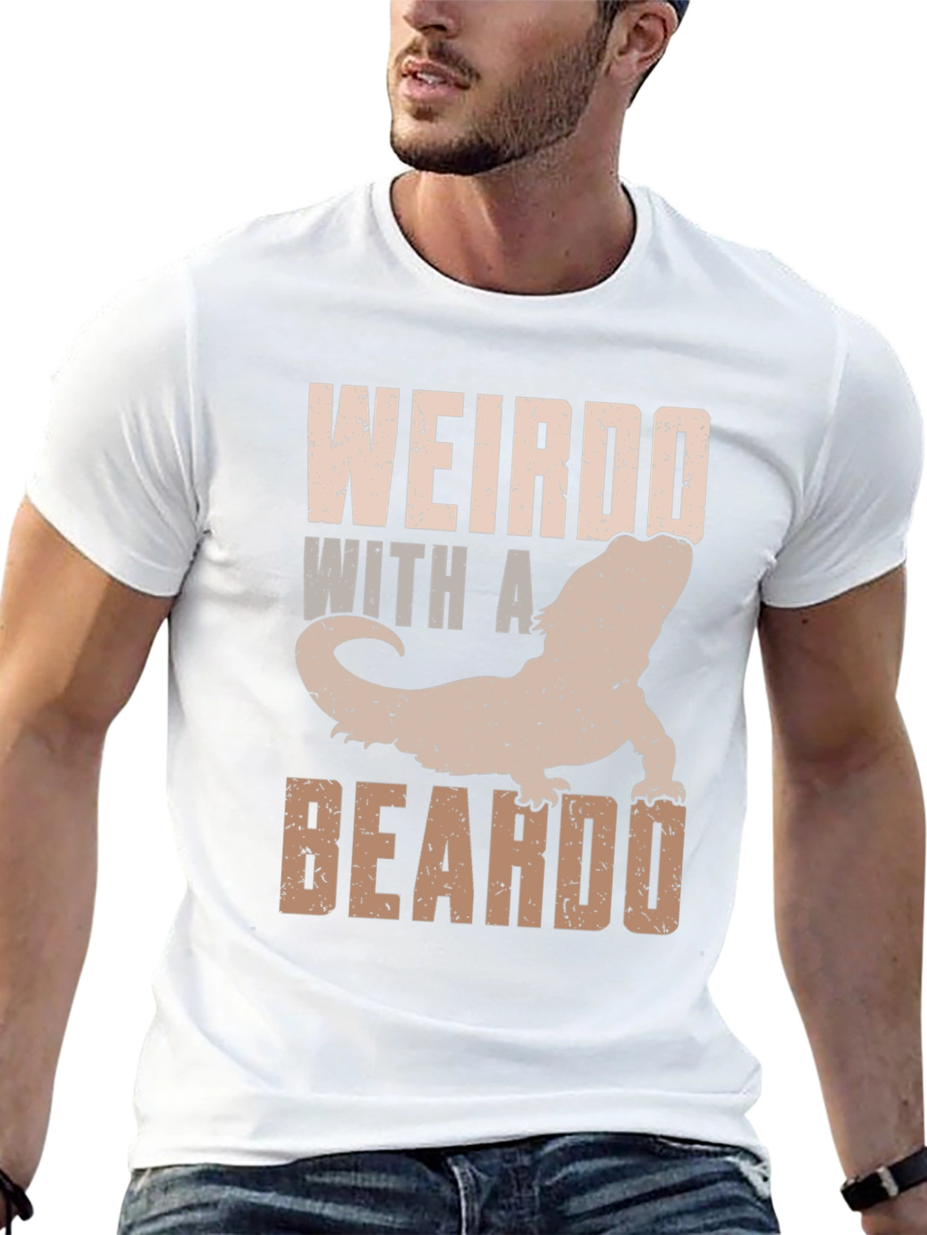 Weirdo With A Beardo Black T-Shirt